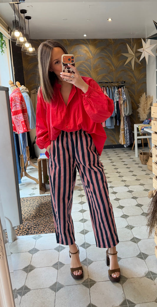 Pantalon Magique avec des rayures - Johanna Paris