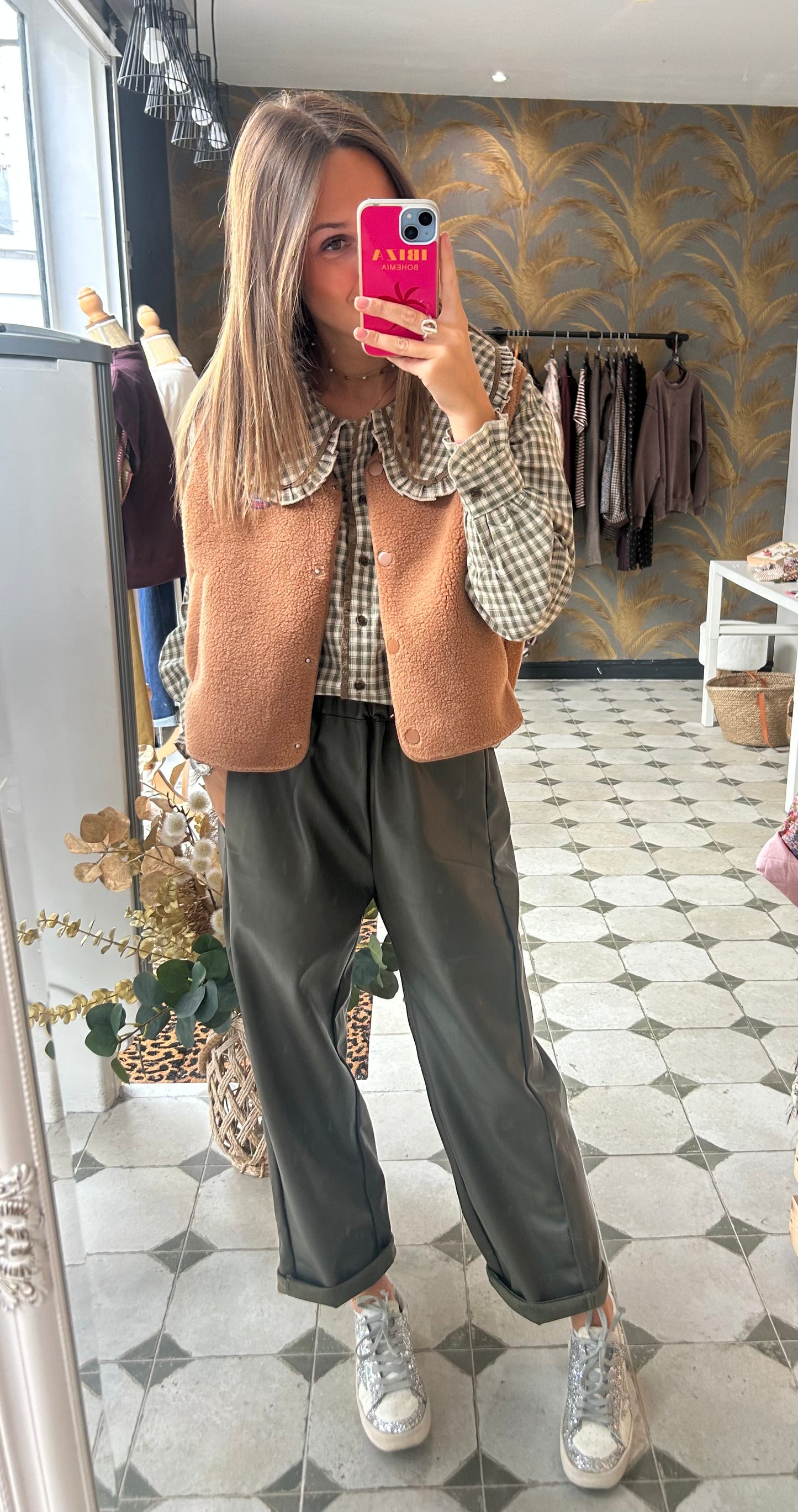 Gilet Maël camel