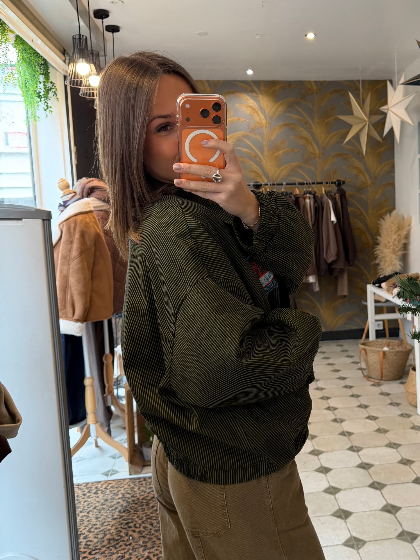 Blouson Théodore vert - Johanna Paris