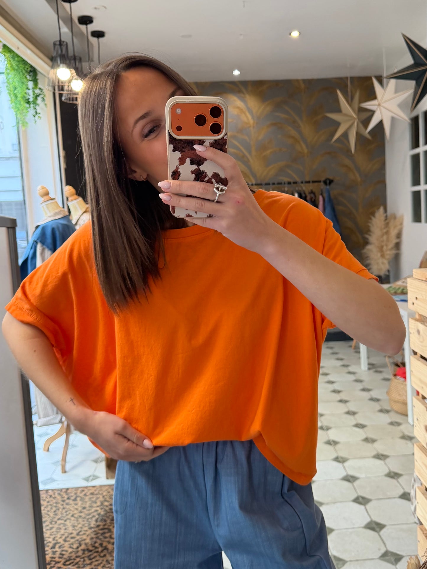 T-Shirt orange - Johanna Paris