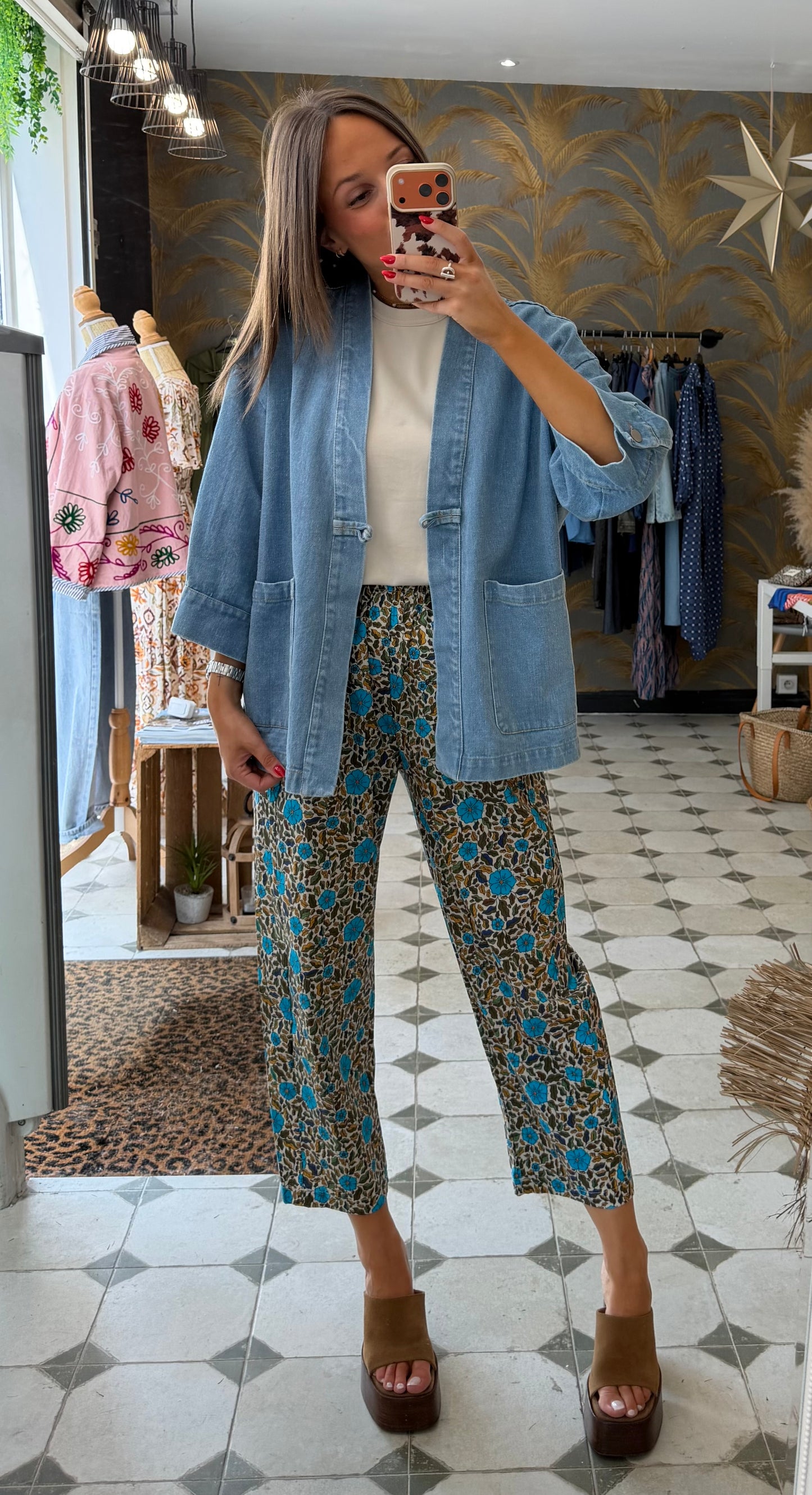 Kimono en jean  - Johanna Paris