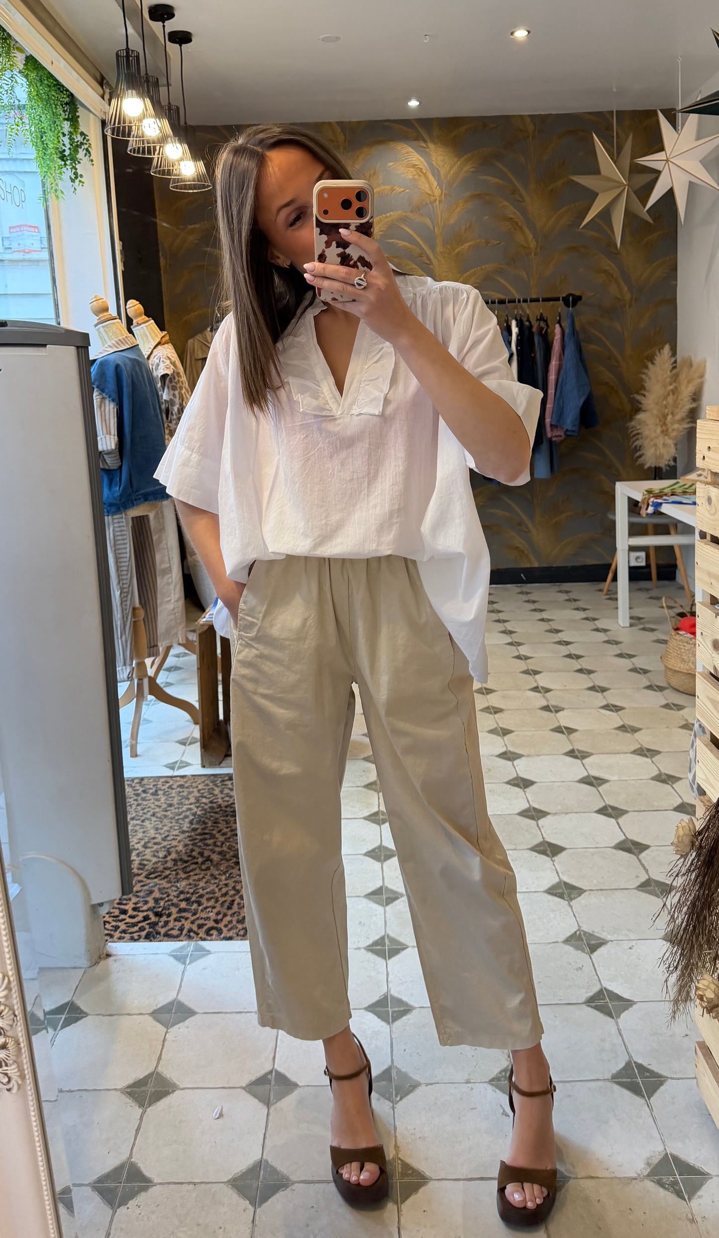 Pantalon Magique beige clair - Johanna Paris