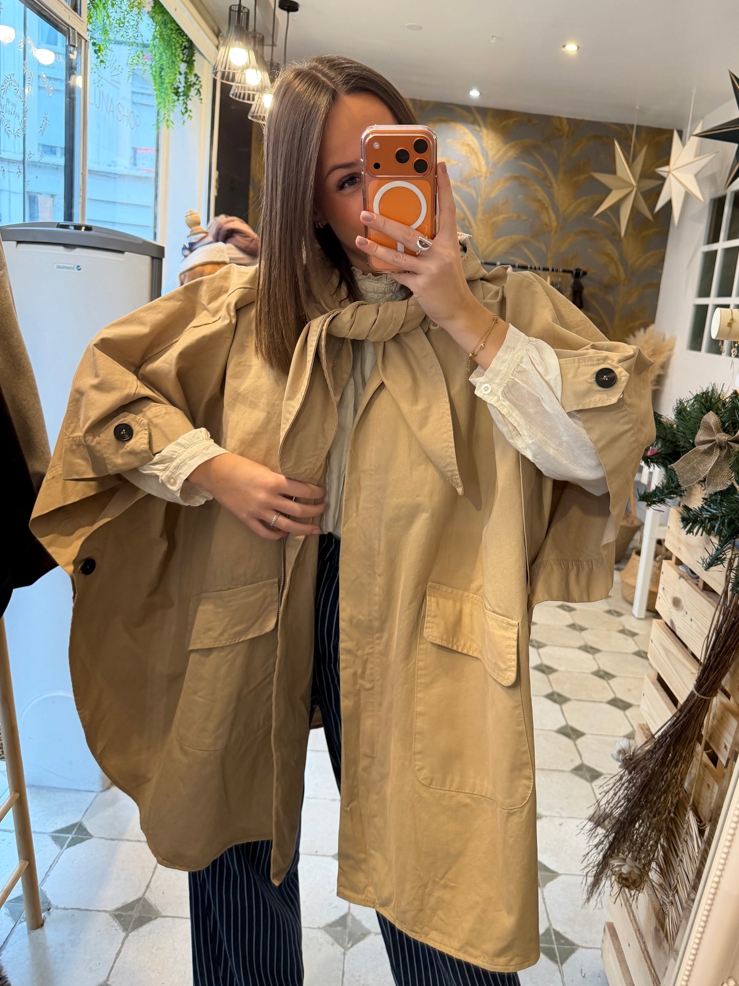 Caban Voltaire beige - Johanna Paris