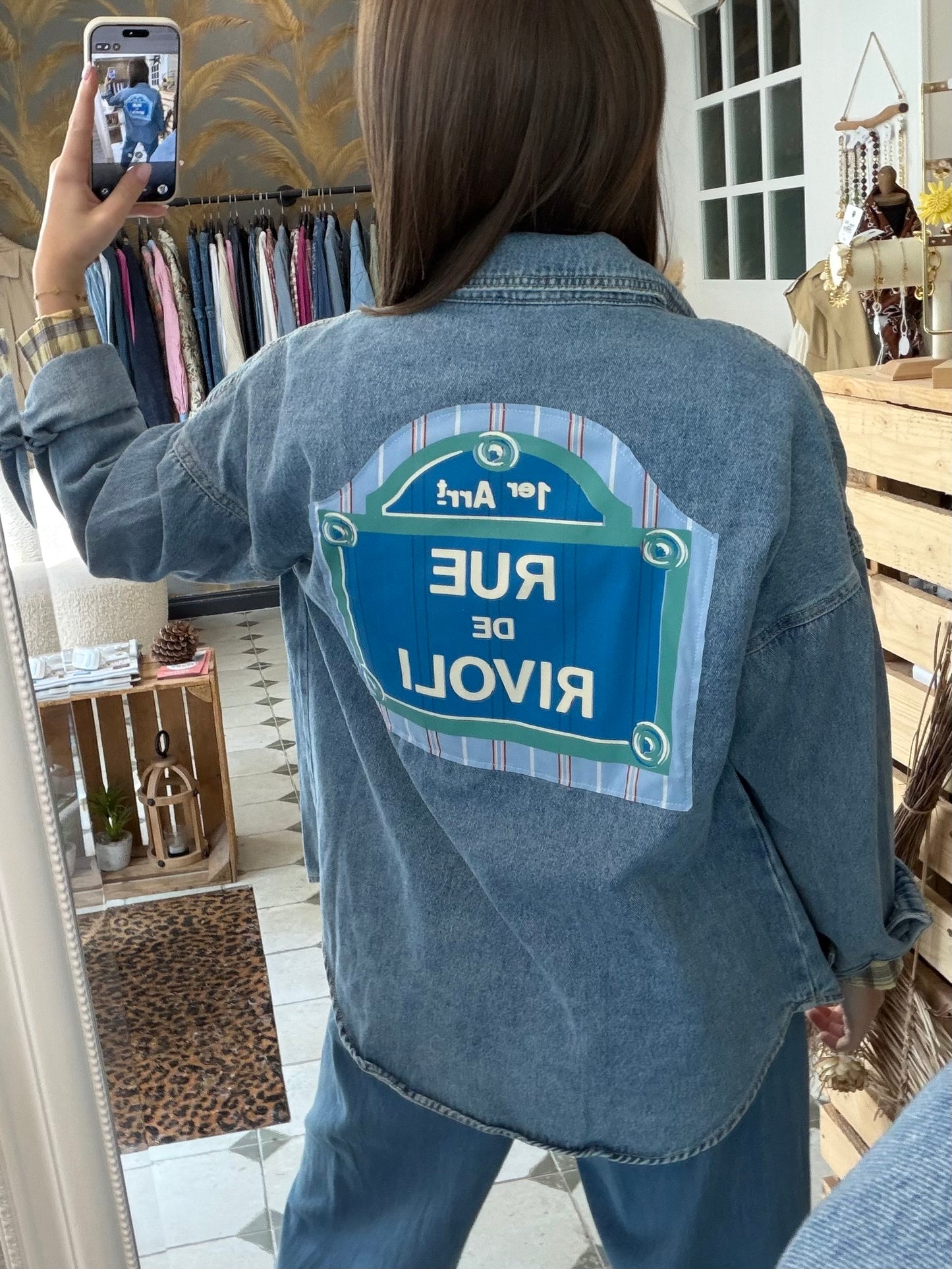 Surchemise en jean Rivoli  - Johanna Paris