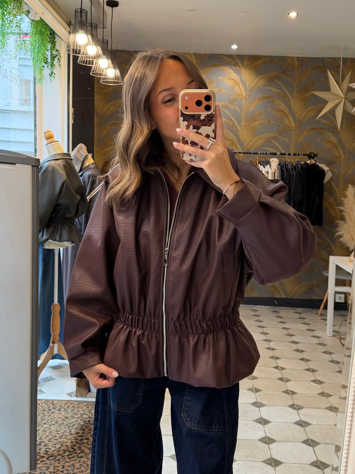 Veste Sidonie bordeaux - Johanna Paris