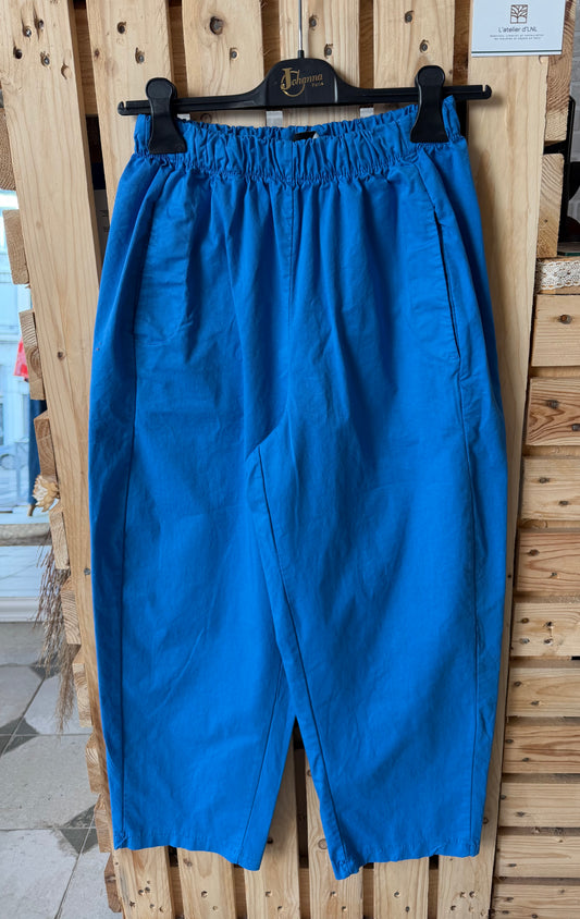 Pantalon Magique bleu électrique - Johanna Paris