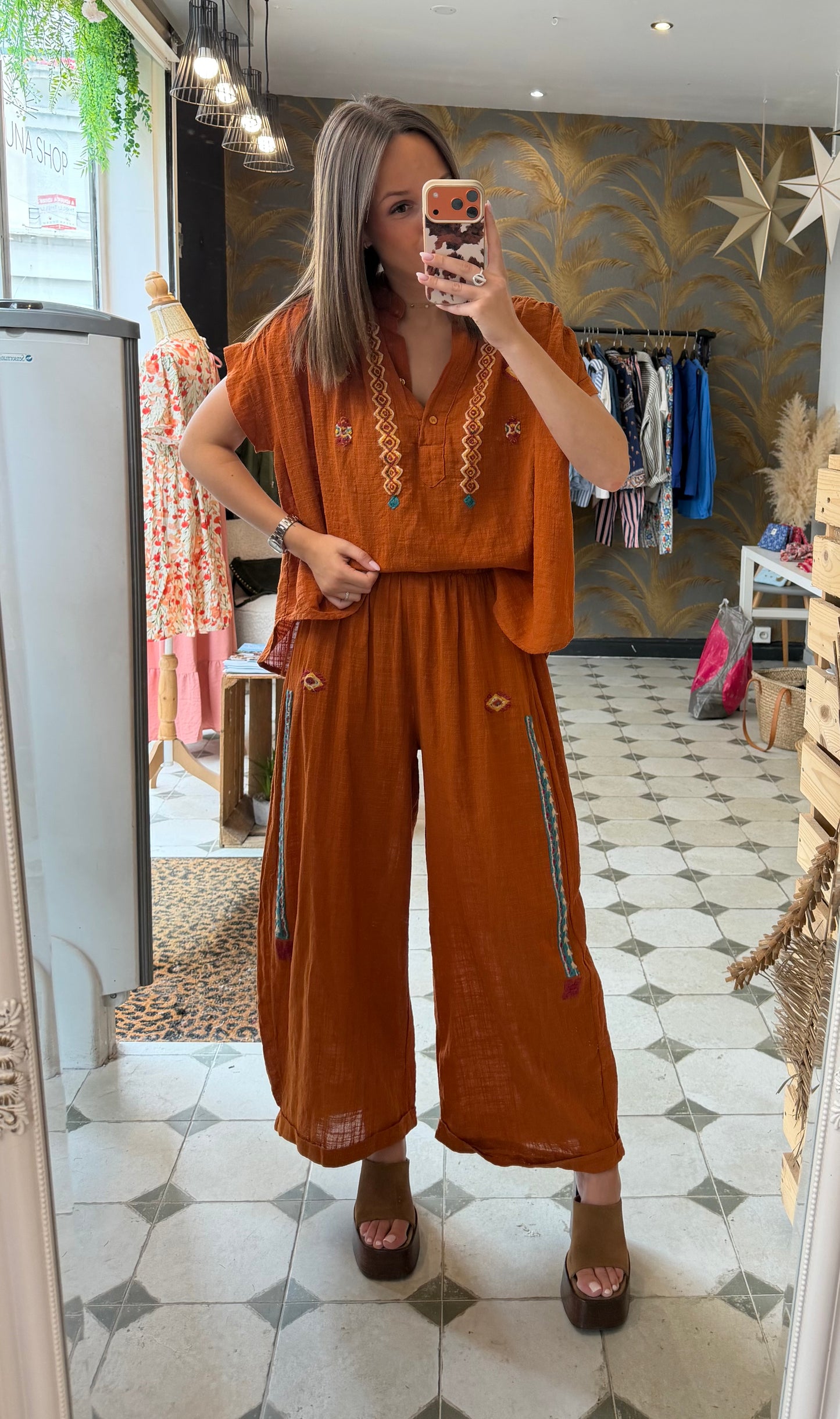 Ensemble Mahé terracotta - Johanna Paris