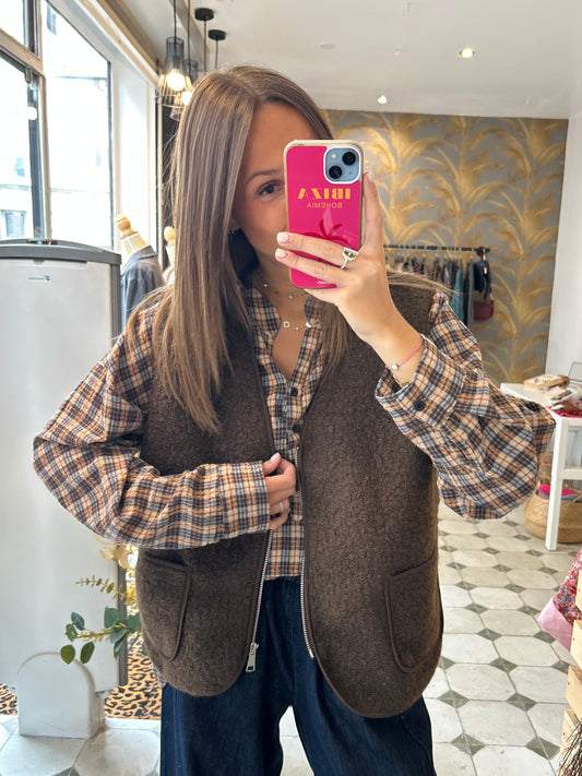 Gilet Scott chocolat