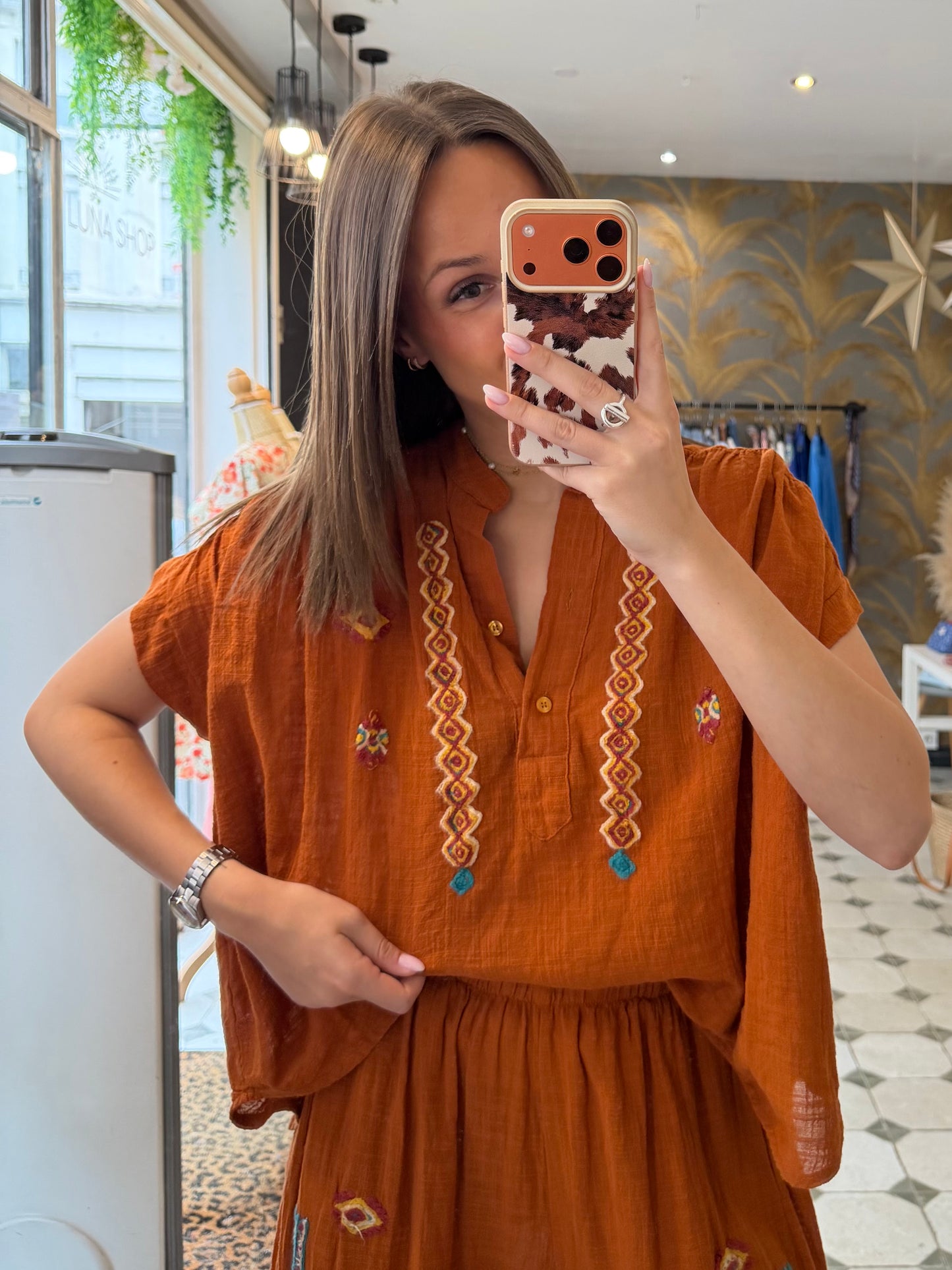 Ensemble Mahé terracotta - Johanna Paris