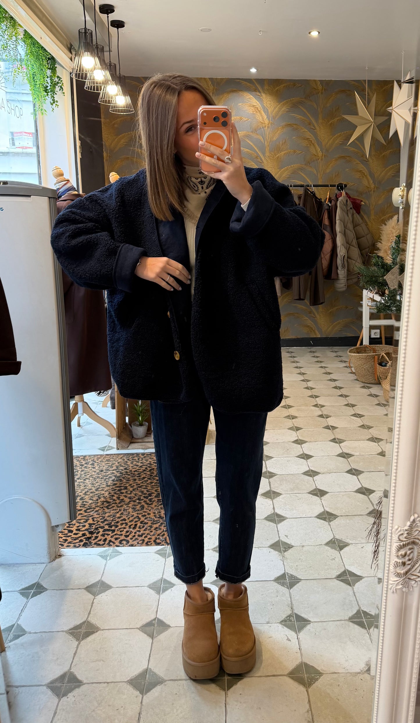 Veste Alaska bleu marine - Johanna Paris