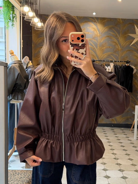 Veste Sidonie bordeaux - Johanna Paris