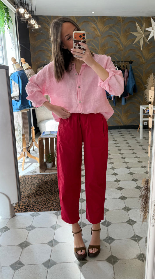 Pantalon Magique rouge - Johanna Paris