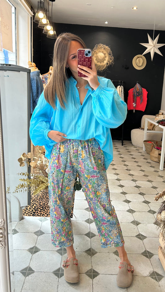 Pantalon Liberty bleu - Johanna Paris