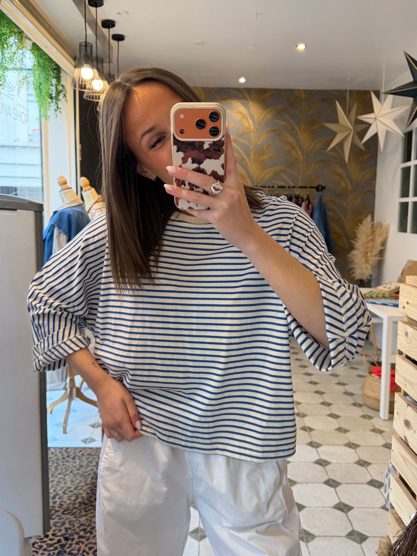 Marinière bleu et blanche - Johanna Paris