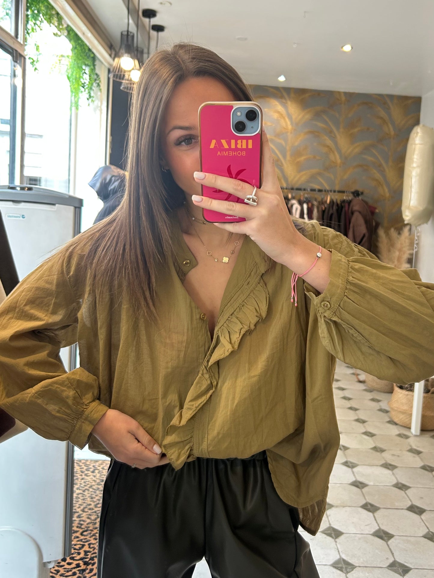 Chemise Soline curry - Johanna Paris