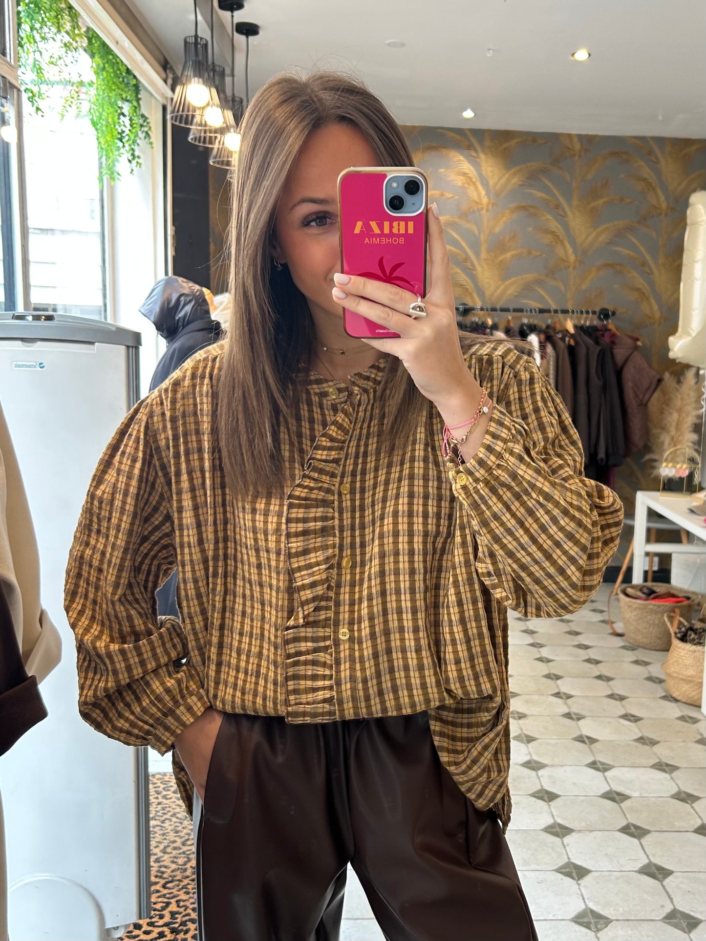 Chemise Gabrielle moutarde - Johanna Paris