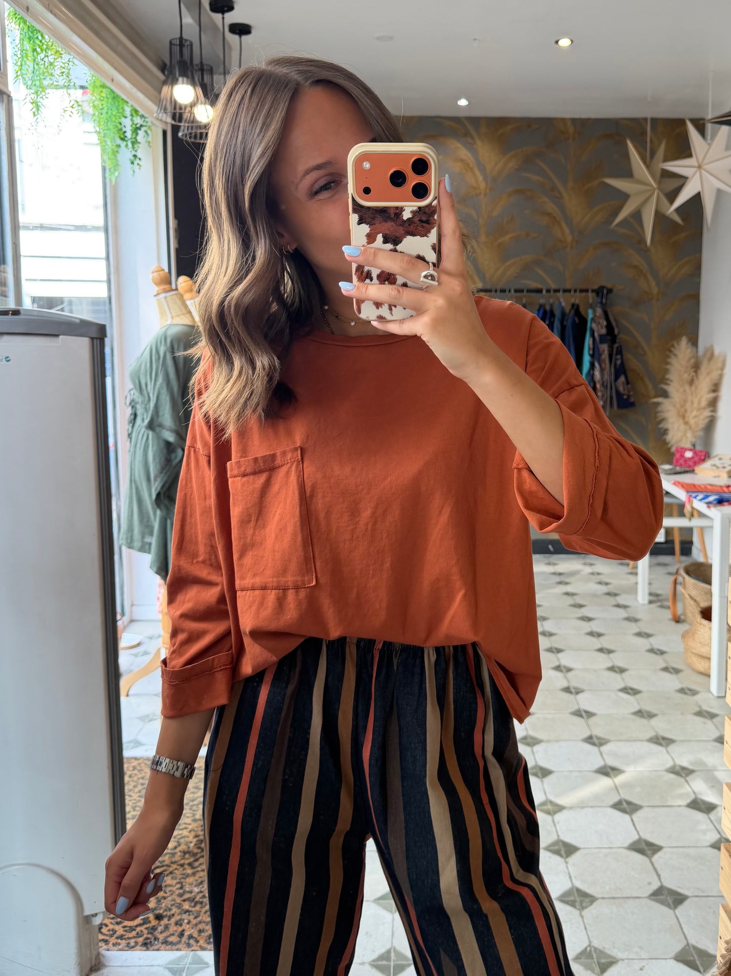 T-Shirt Nate Terracotta - Johanna Paris