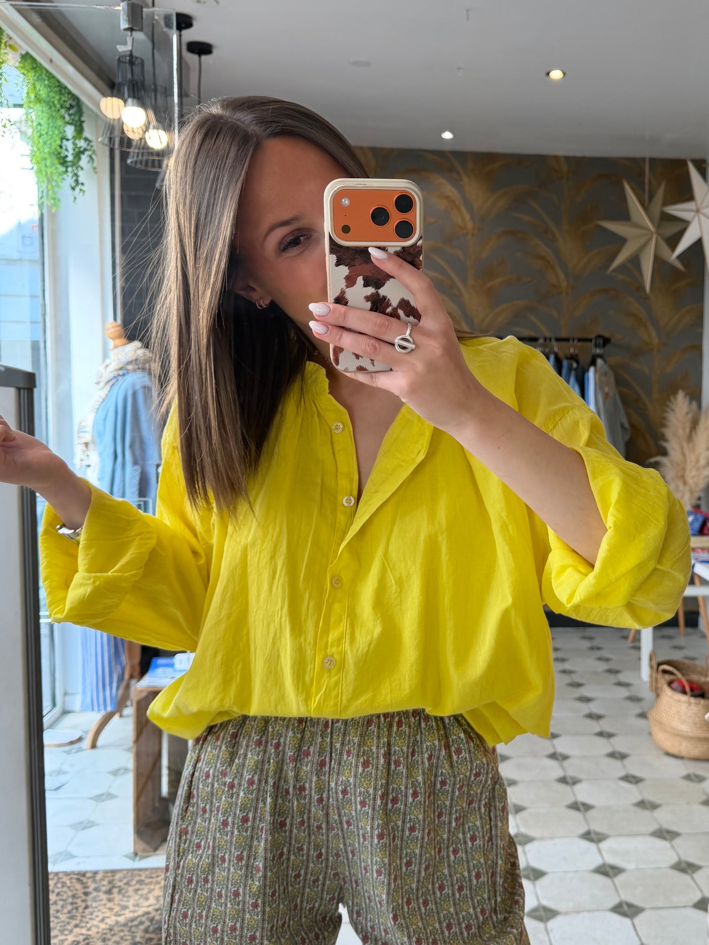 Chemise Clem jaune - Johanna Paris