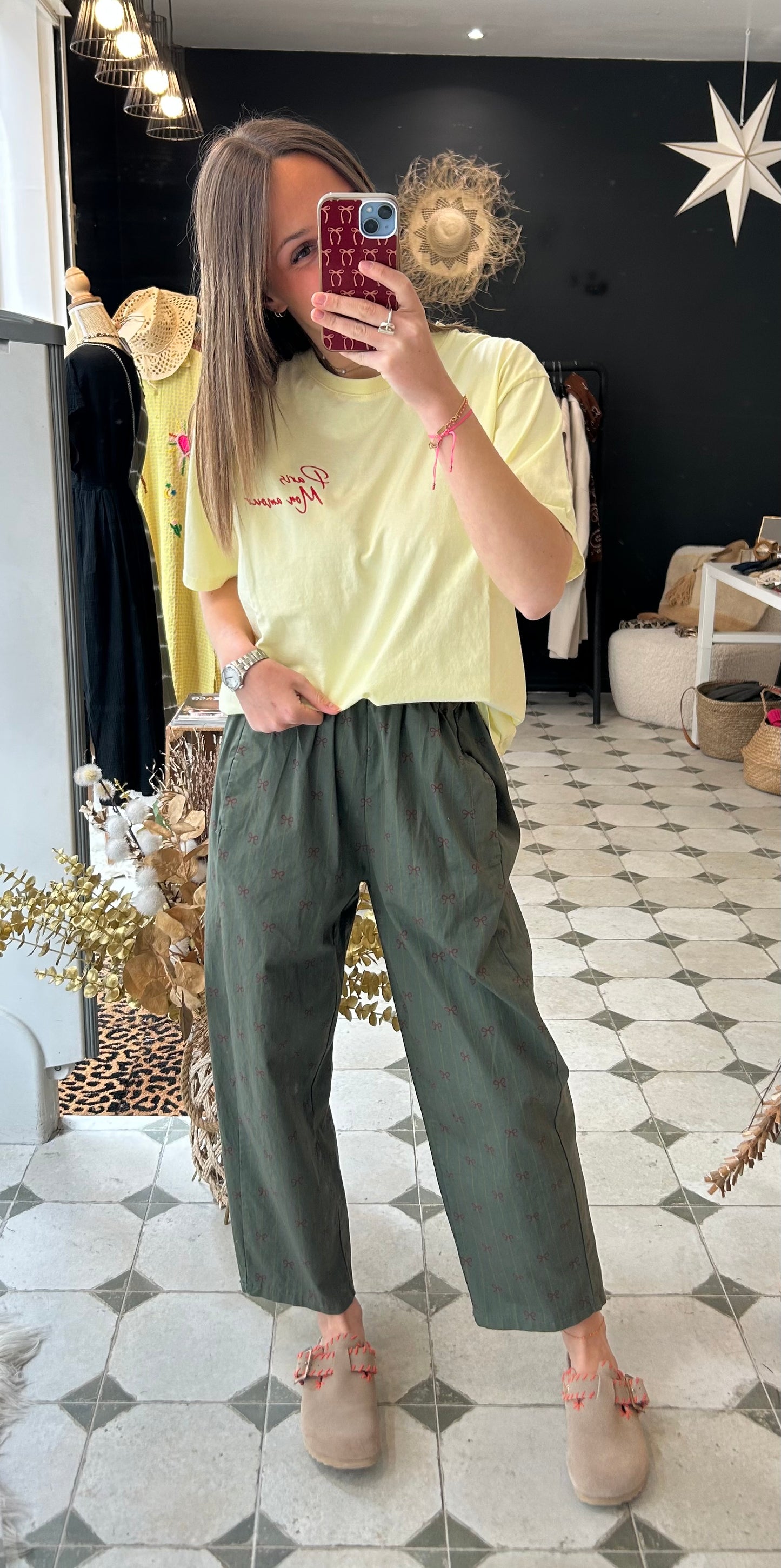 Pantalon Magique avec des noeuds - Johanna Paris