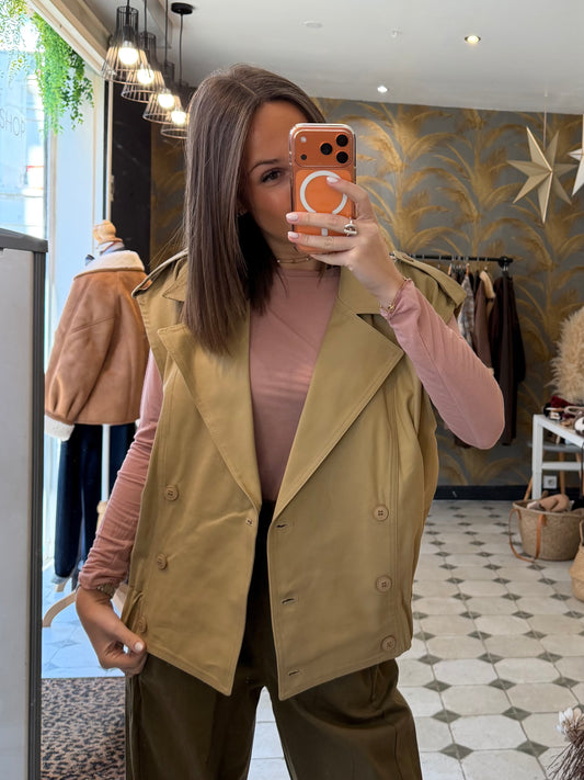 Gilet sans manches Pia Camel - Johanna Paris