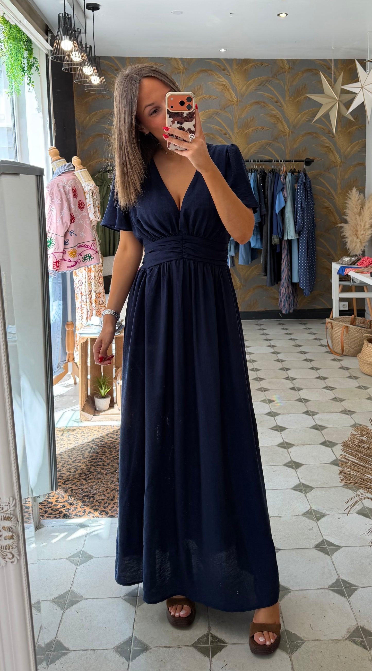 Robe Diane bleu marine
