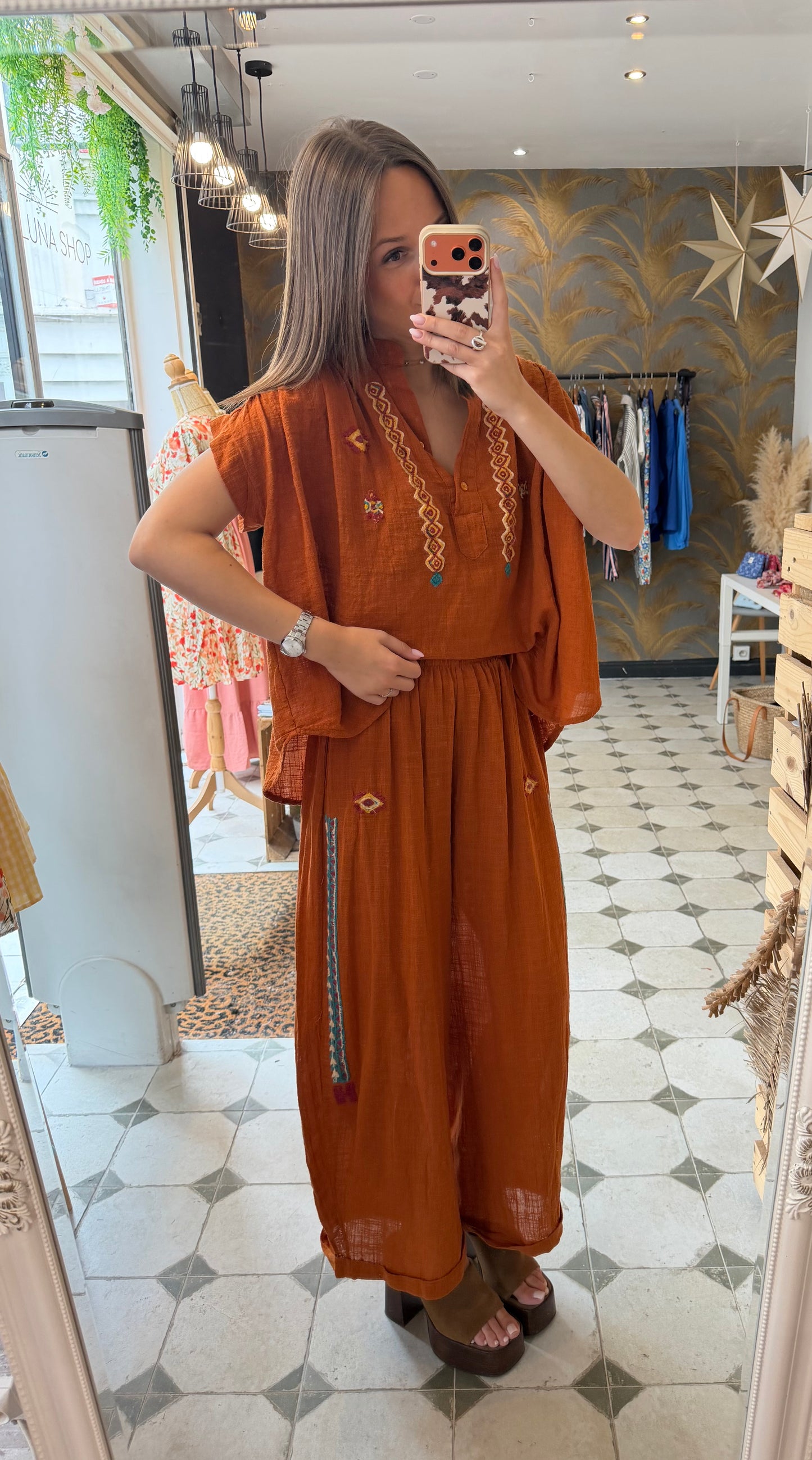 Ensemble Mahé terracotta - Johanna Paris