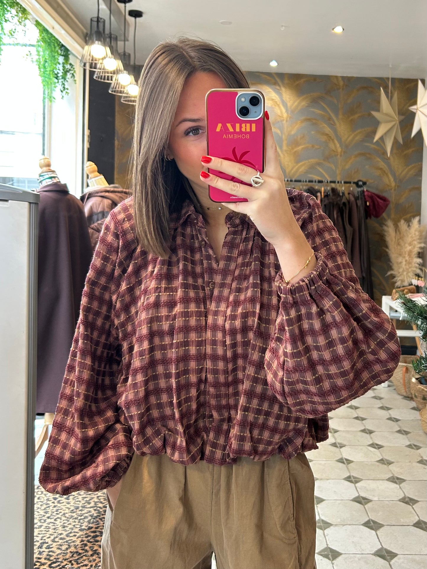 Chemise boule Lou rose - Johanna Paris