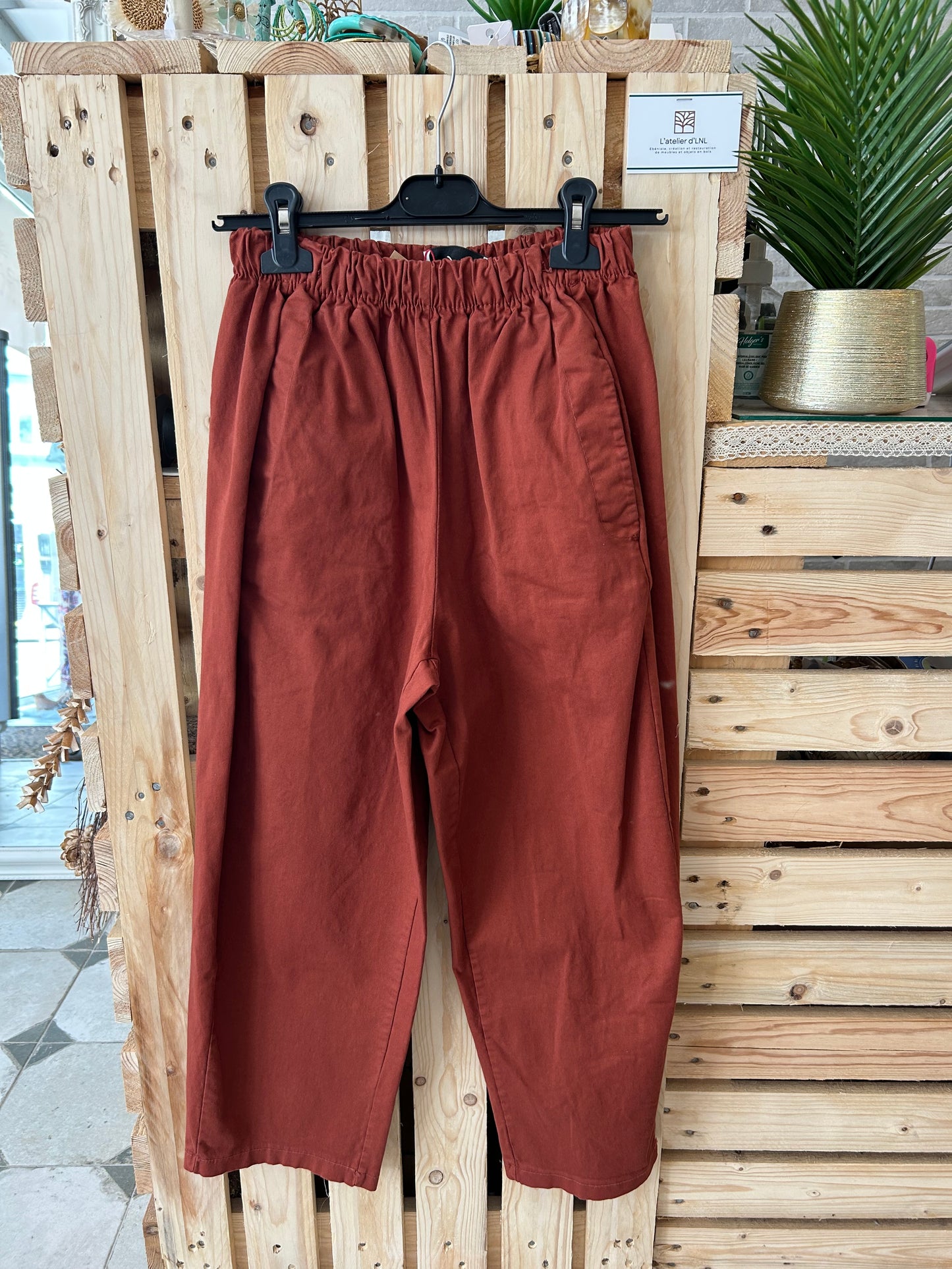 Pantalon Magique terracotta - Johanna Paris