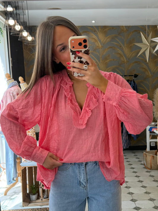 Blouse Aria rose - Johanna Paris