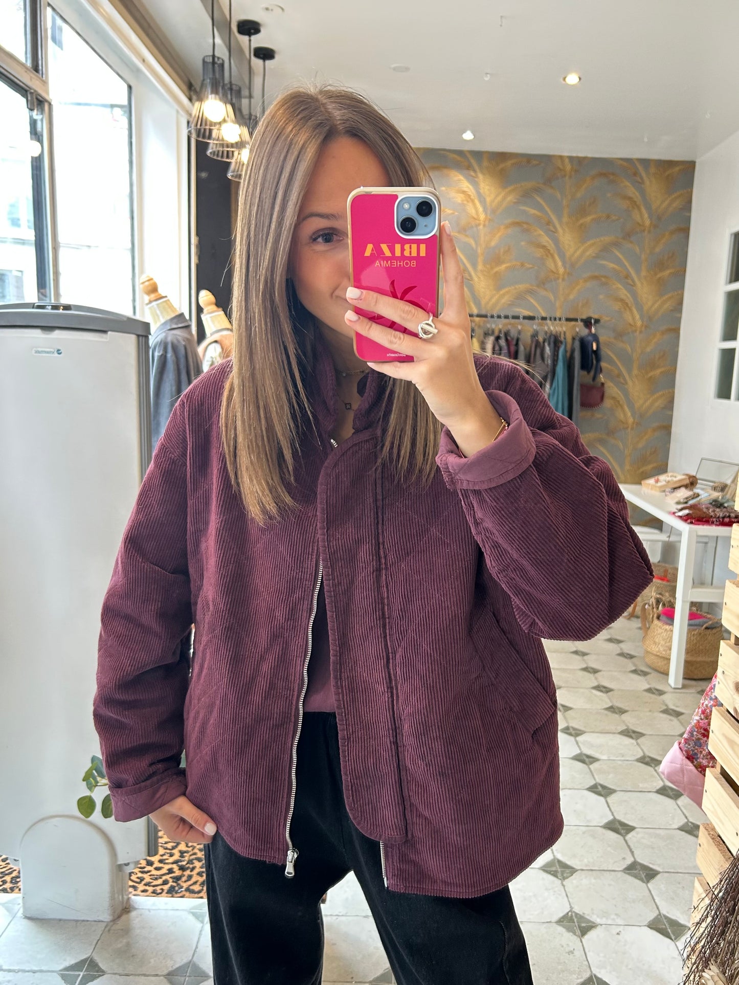 Veste Zoé prune - Johanna Paris