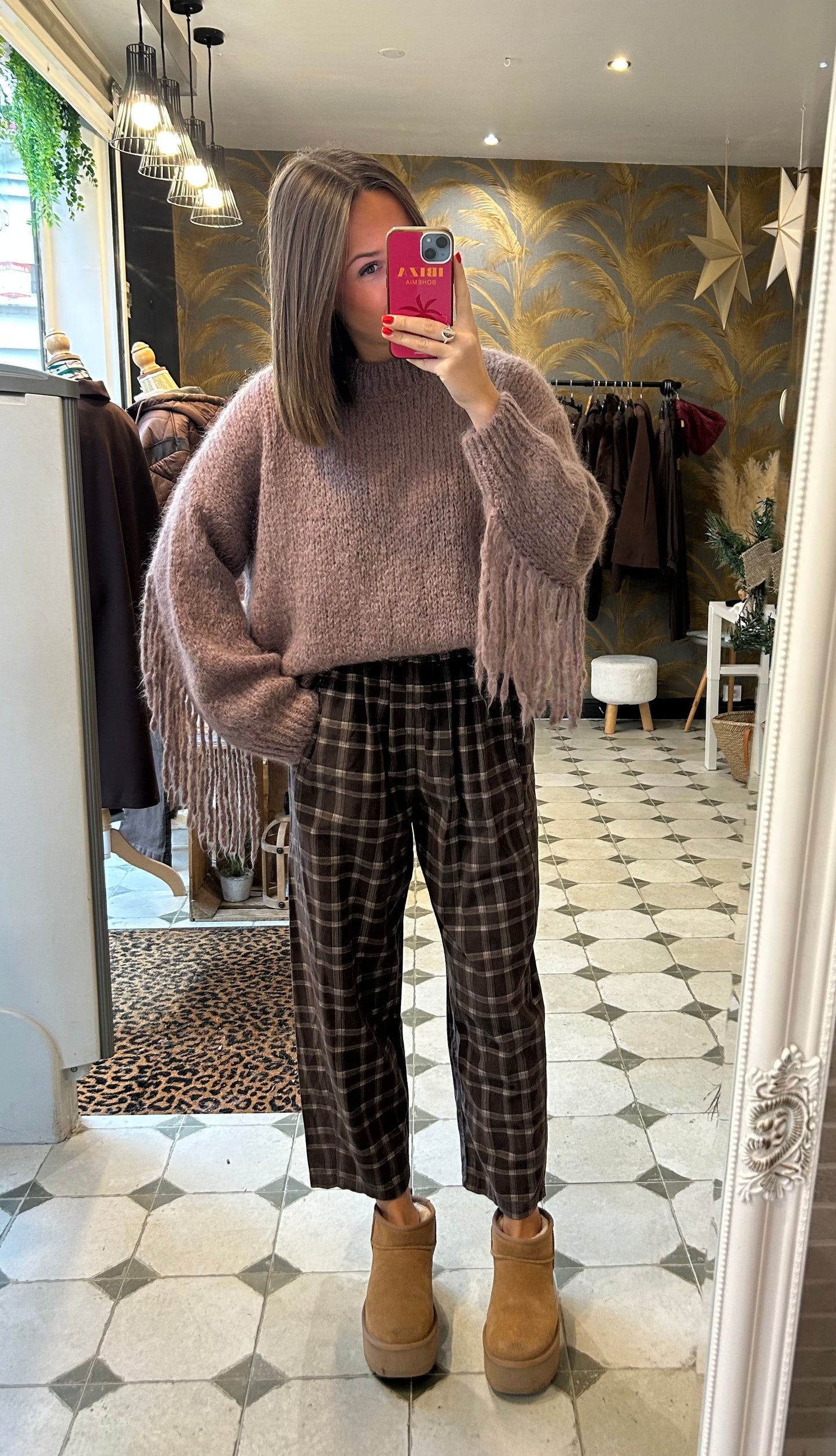 Pull Western taupe - Johanna Paris