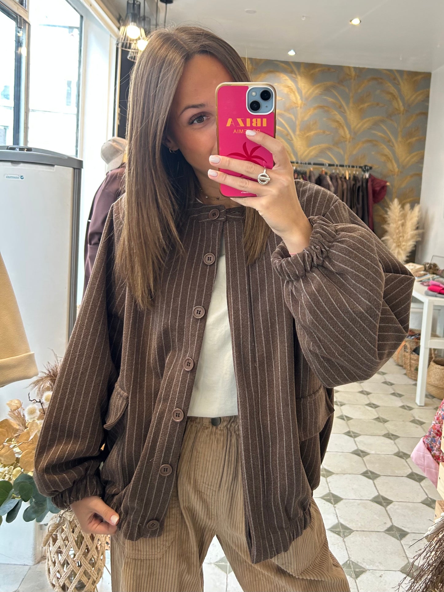 Veste Jorah chocolat - Johanna Paris