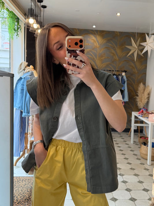 Veste Sacha sans manches- Johanna Paris