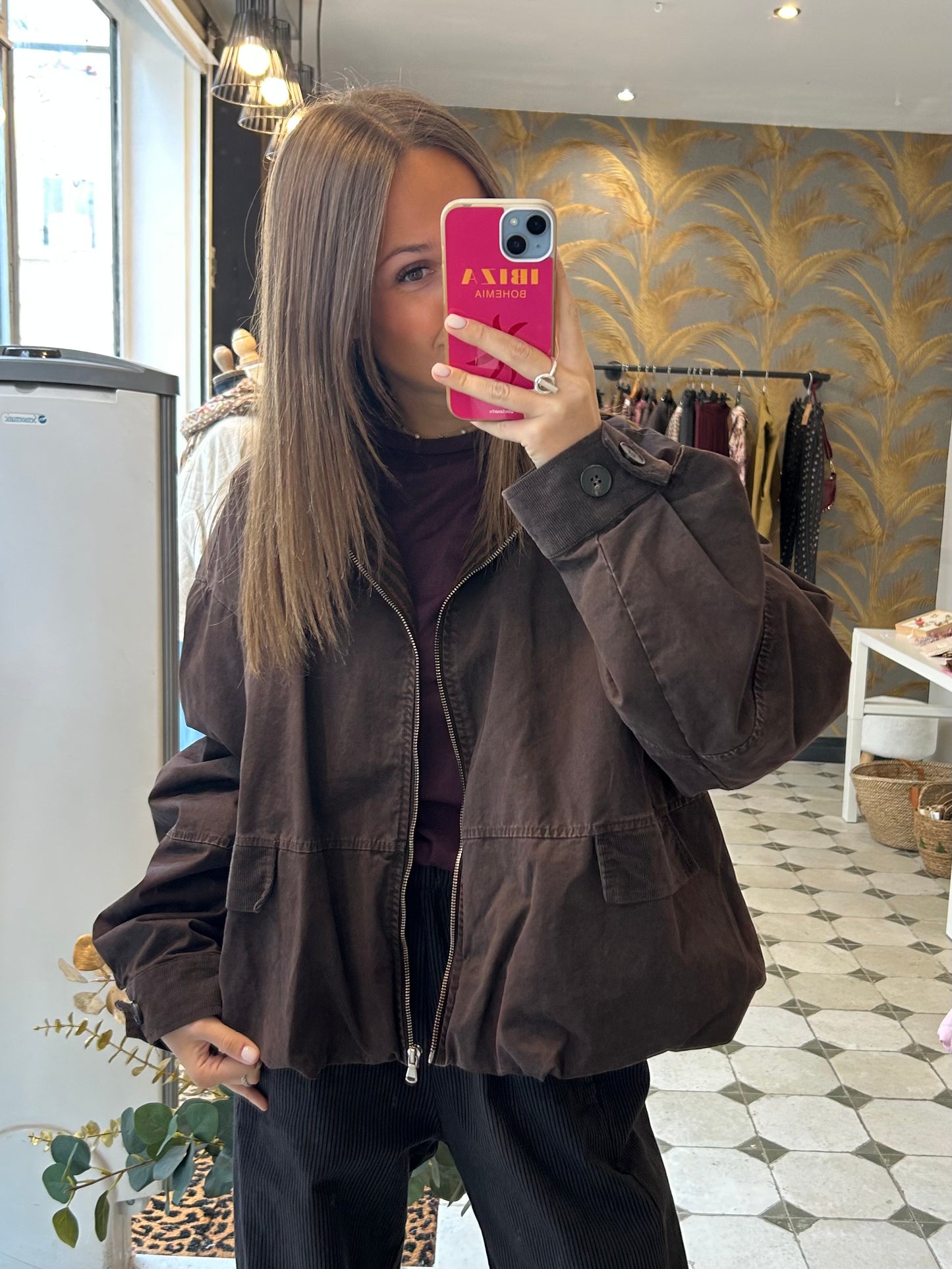 Veste Jenna chocolat - Johanna Paris
