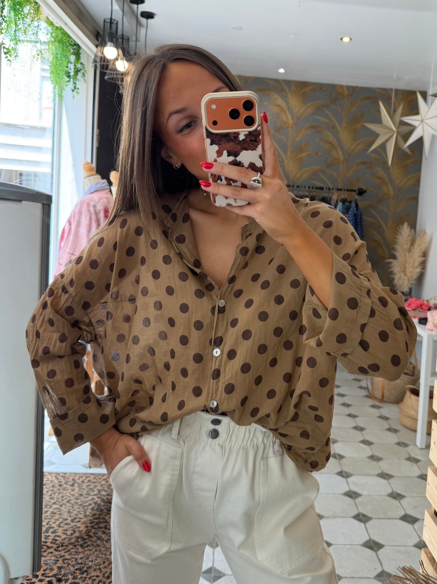 Chemise à pois - Johanna Paris