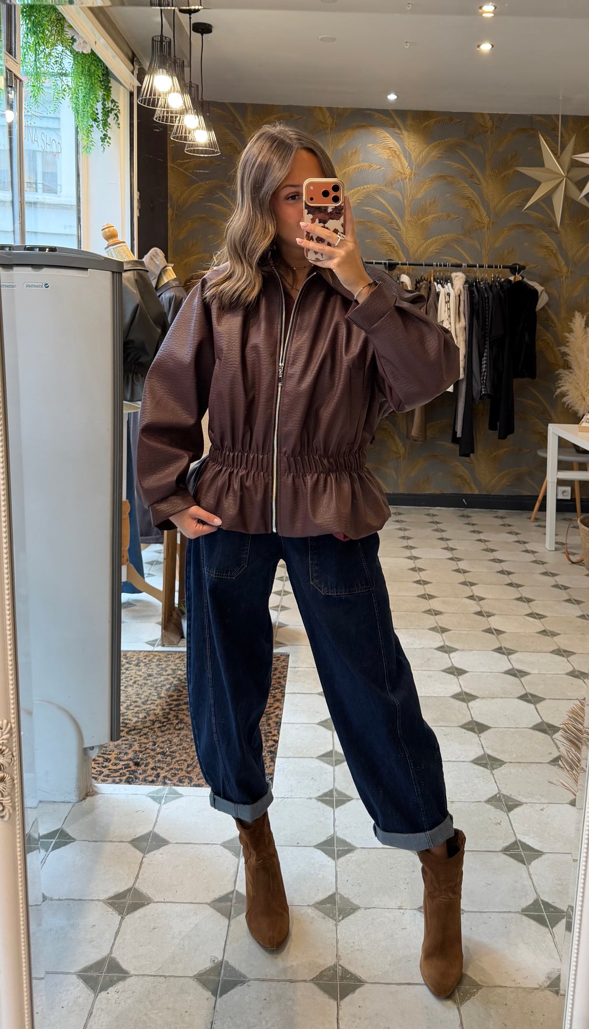 Veste Sidonie bordeaux - Johanna Paris