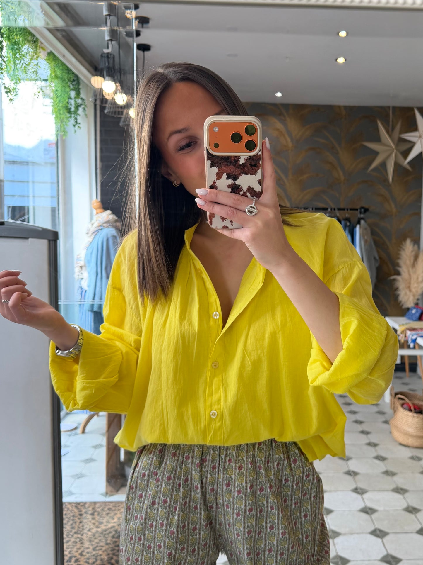 Chemise Clem jaune - Johanna Paris