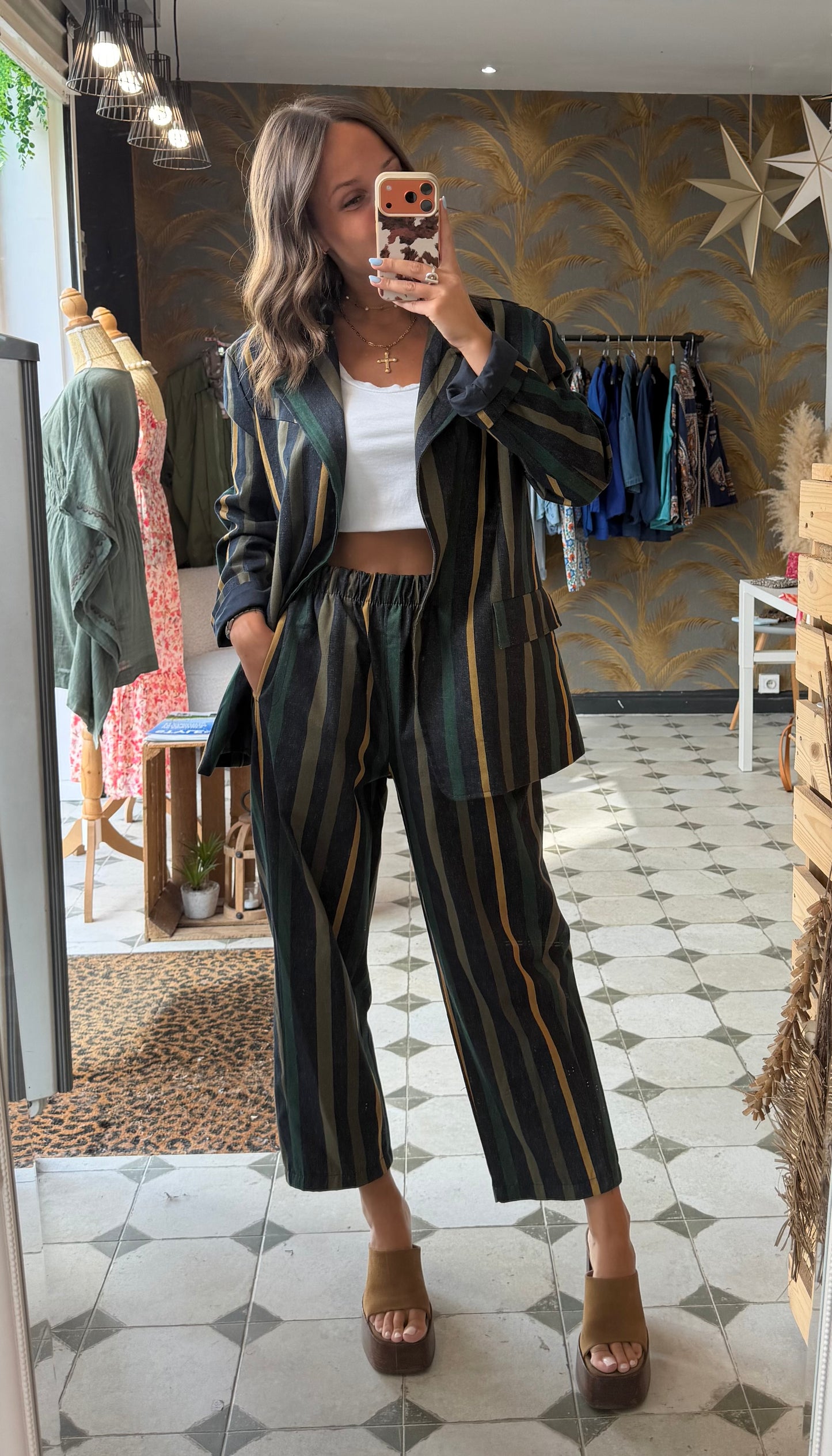 Pantalon Magique Alba kaki - Johanna Paris