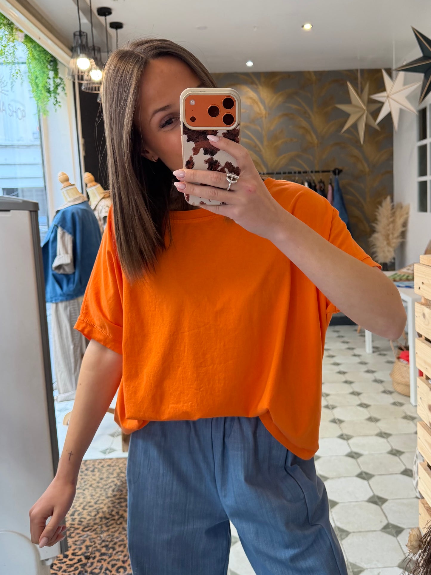 T-Shirt orange - Johanna Paris