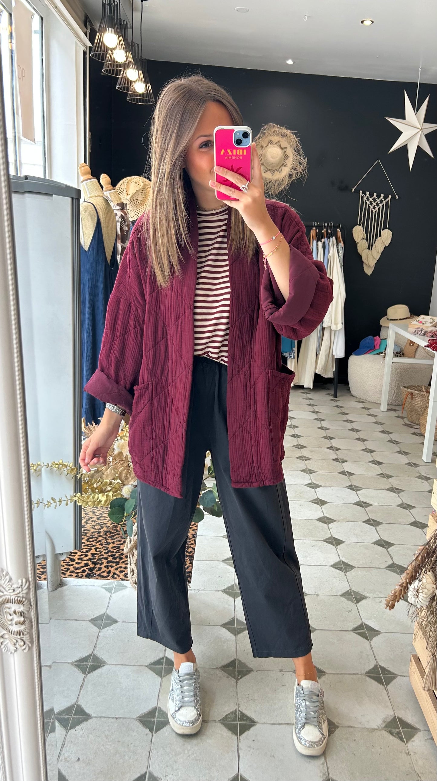 Pantalon Magique en toile gris - Johanna Paris
