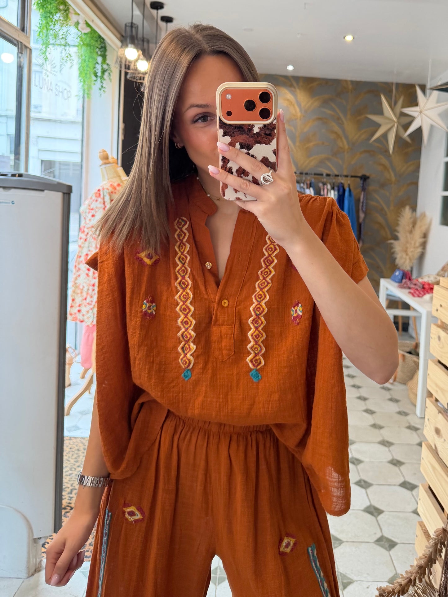 Ensemble Mahé terracotta - Johanna Paris