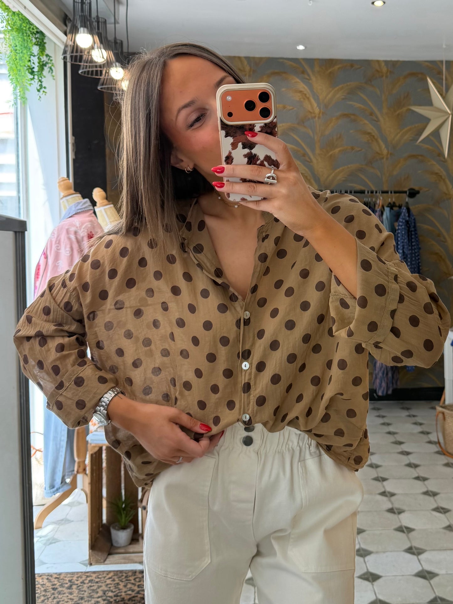 Chemise à pois - Johanna Paris