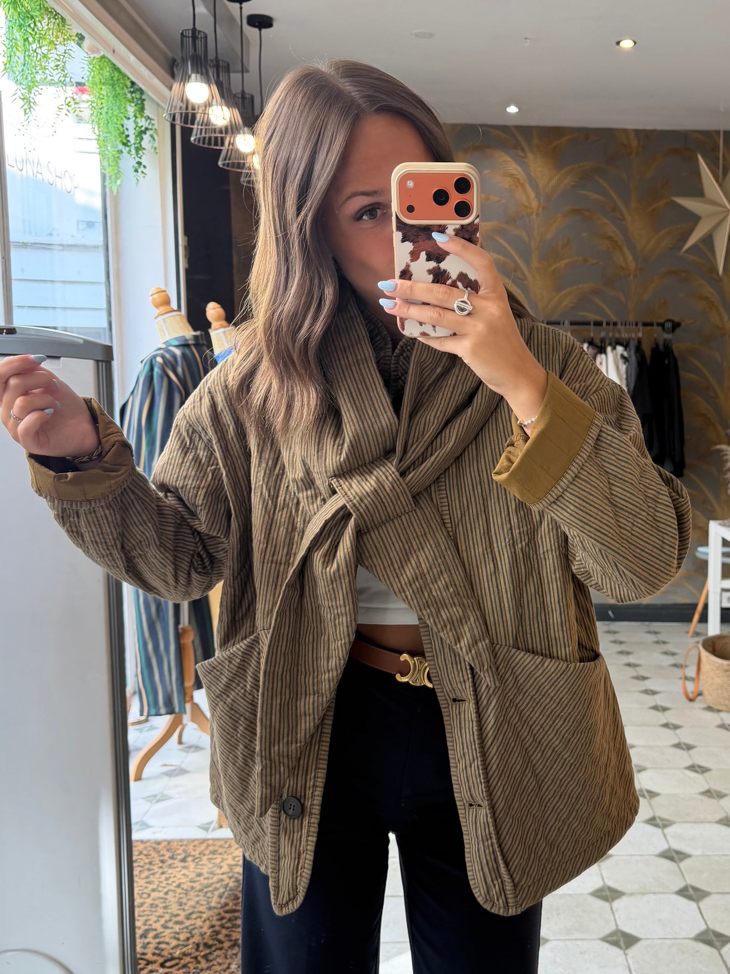 Veste Agathe Camel - Johanna Paris
