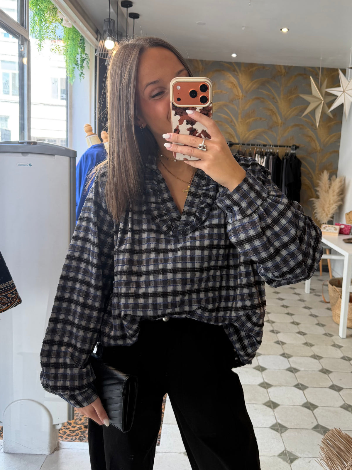Blouse Aria à carreaux - Johanna Paris