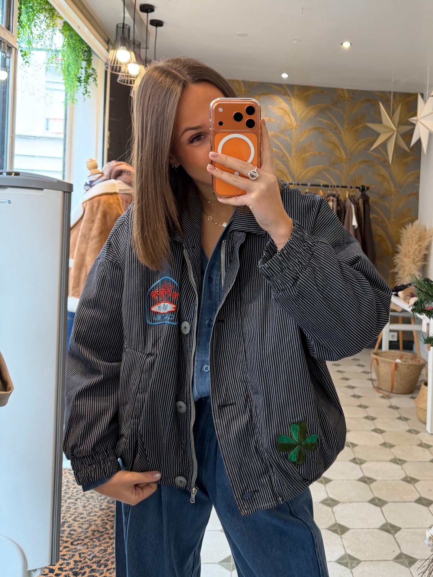 Blouson Théodore bleu - Johanna Paris