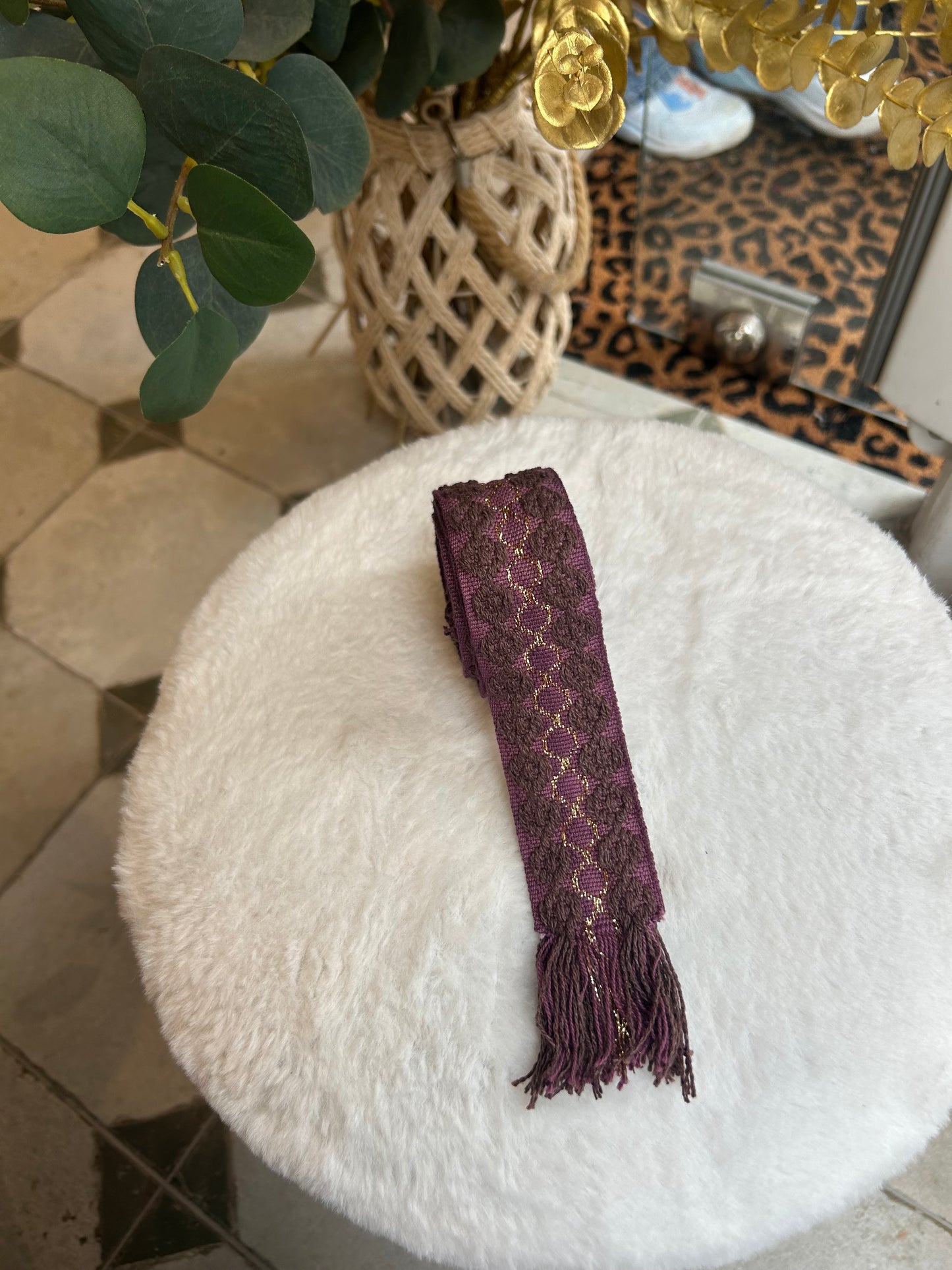 Ceinture prune - Johanna Paris