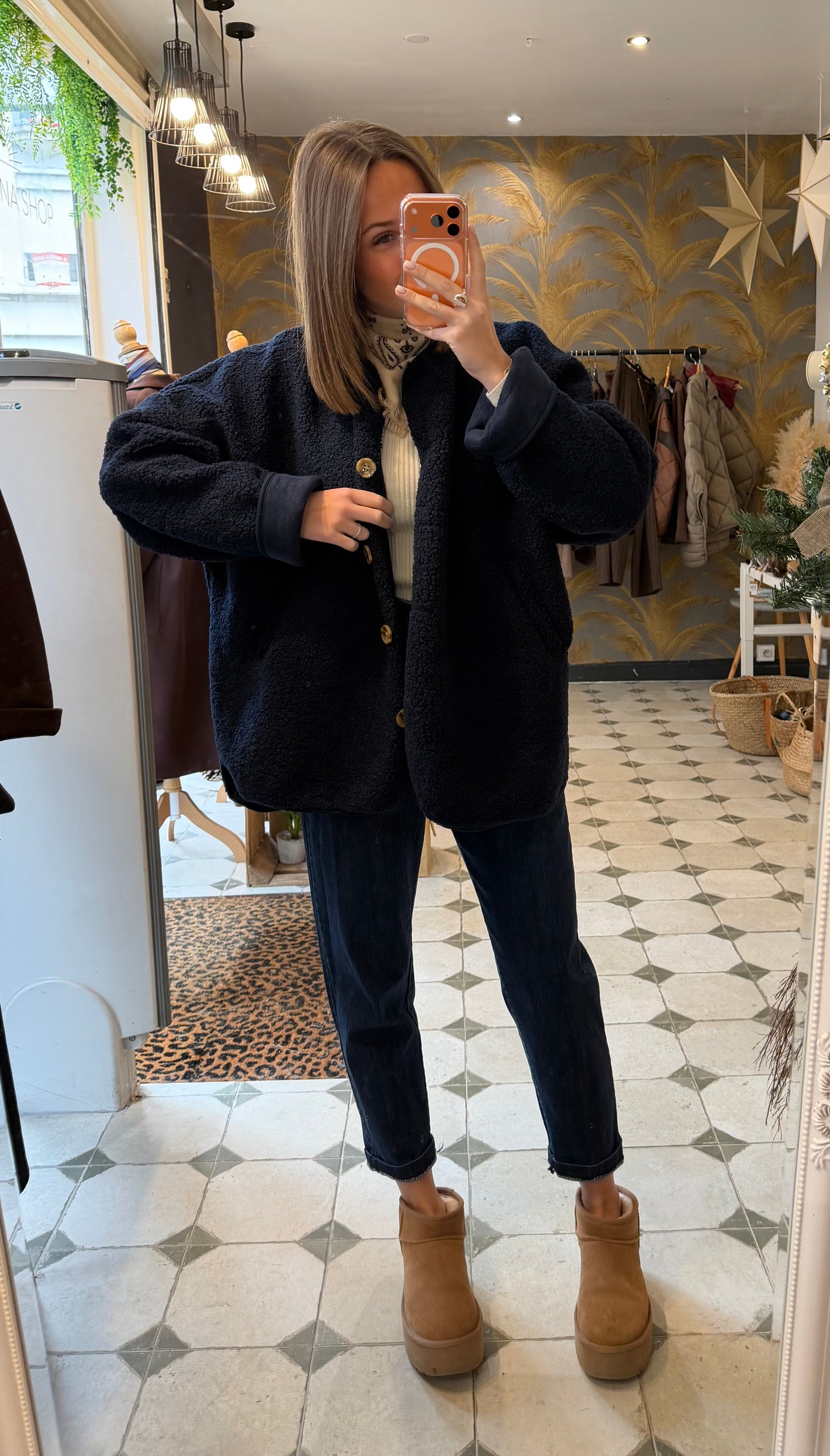 Veste Alaska bleu marine - Johanna Paris