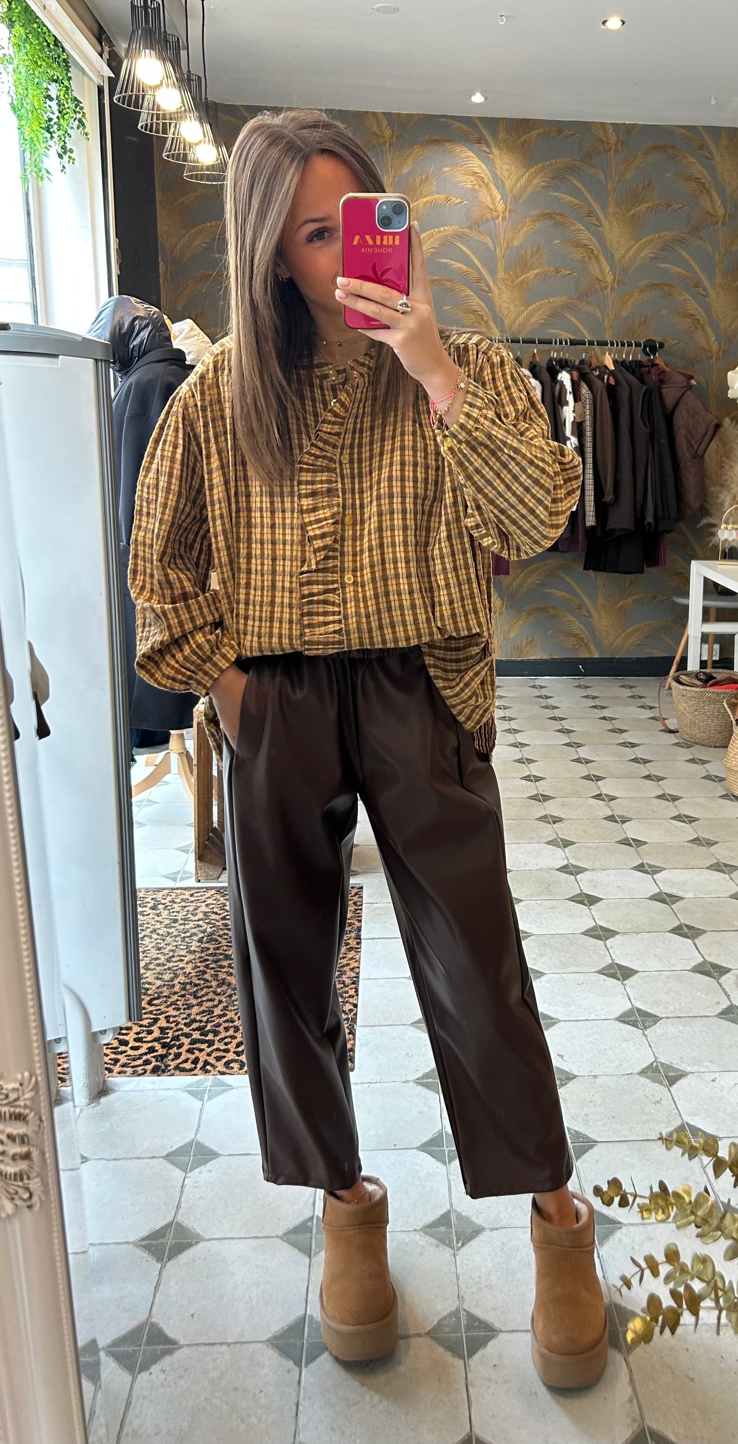 Chemise Gabrielle moutarde - Johanna Paris