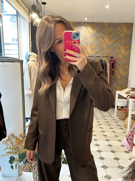 Blazer Léon Chocolat