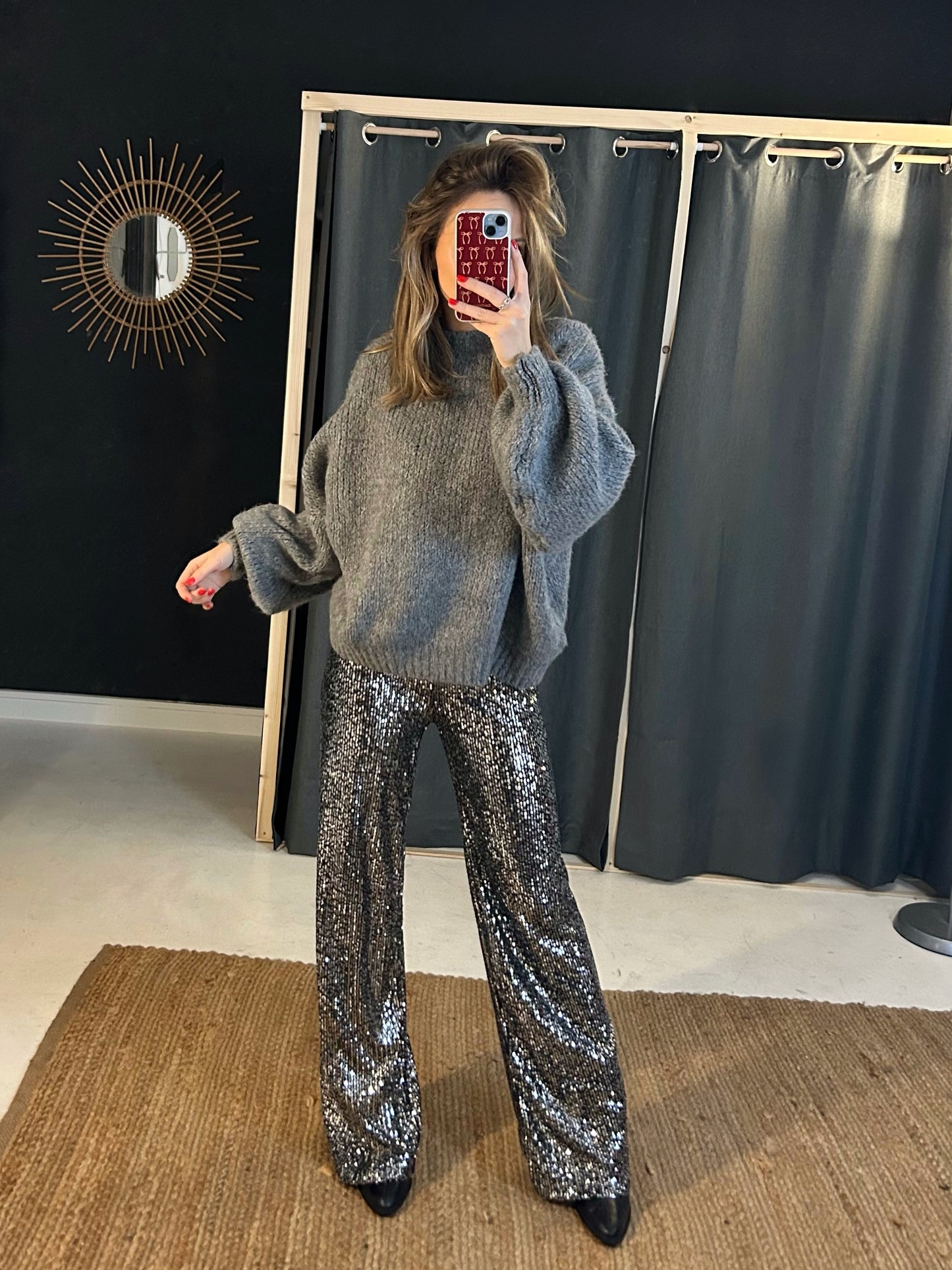 Pantalon en sequins